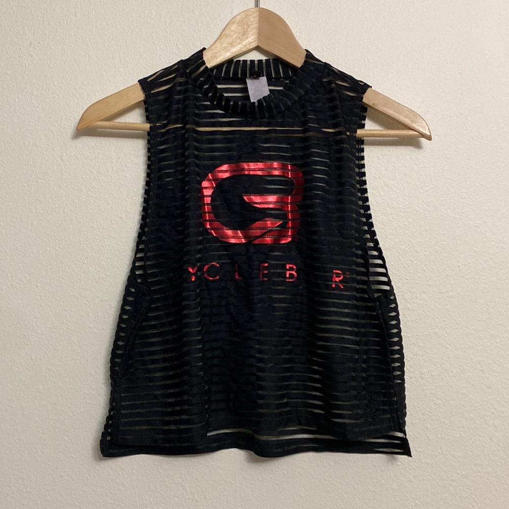 Cyclebar sheer crop